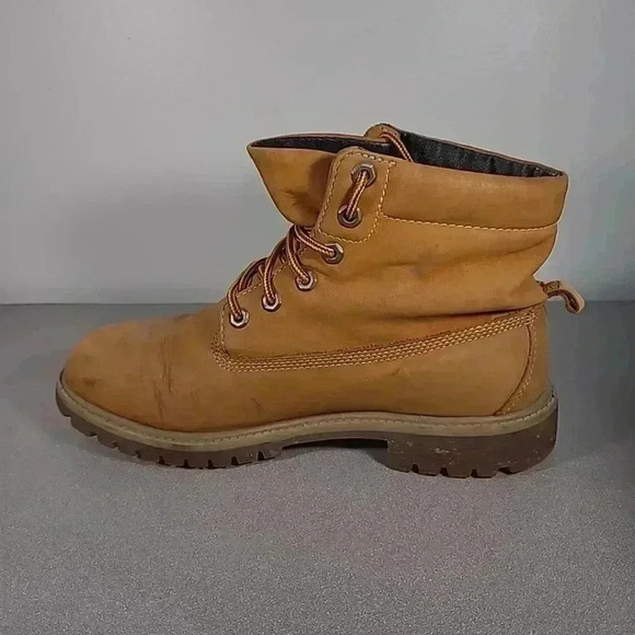 Timberland EarthKeeps Men's/Women Leather Boots Tan Model 6420R 3740 Size US 10M - Picture 9 of 11